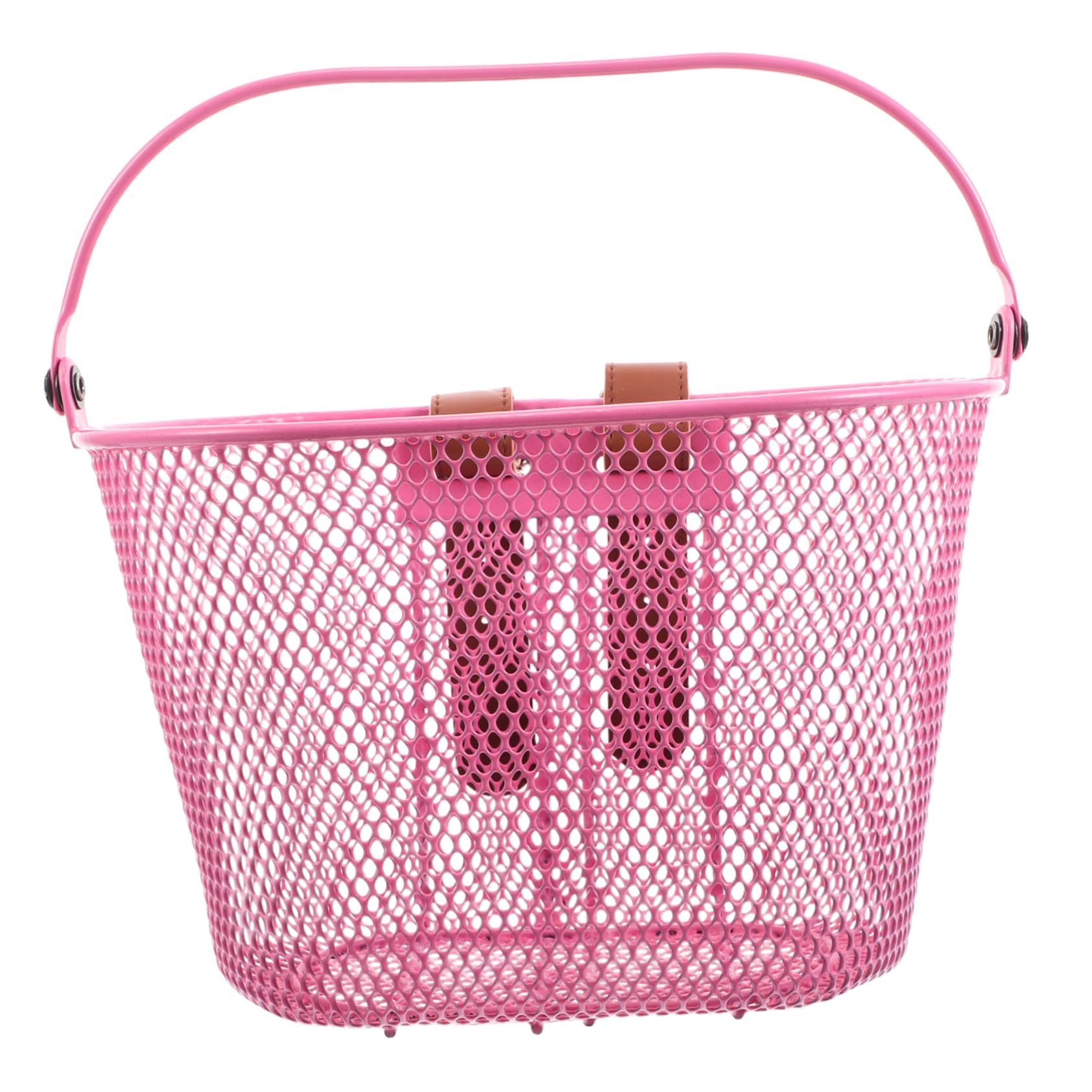 BCOATH Front Bike Basket for Durable Iron Bicycle Basket for Boys and Detachable Handlebar Design for Easy Installation Versatile Storage for Bikes and Scooters