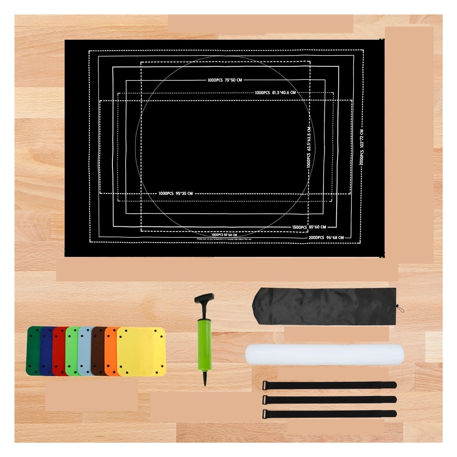 Tappetino da Tavolo for Mahjong di Grandi Dimensioni, for Puzzle da 2000 e 3000 Pezzi, salvaspazio, Tappetino for riporre i Puzzle per Puzzle, Giochi(120x80cm)