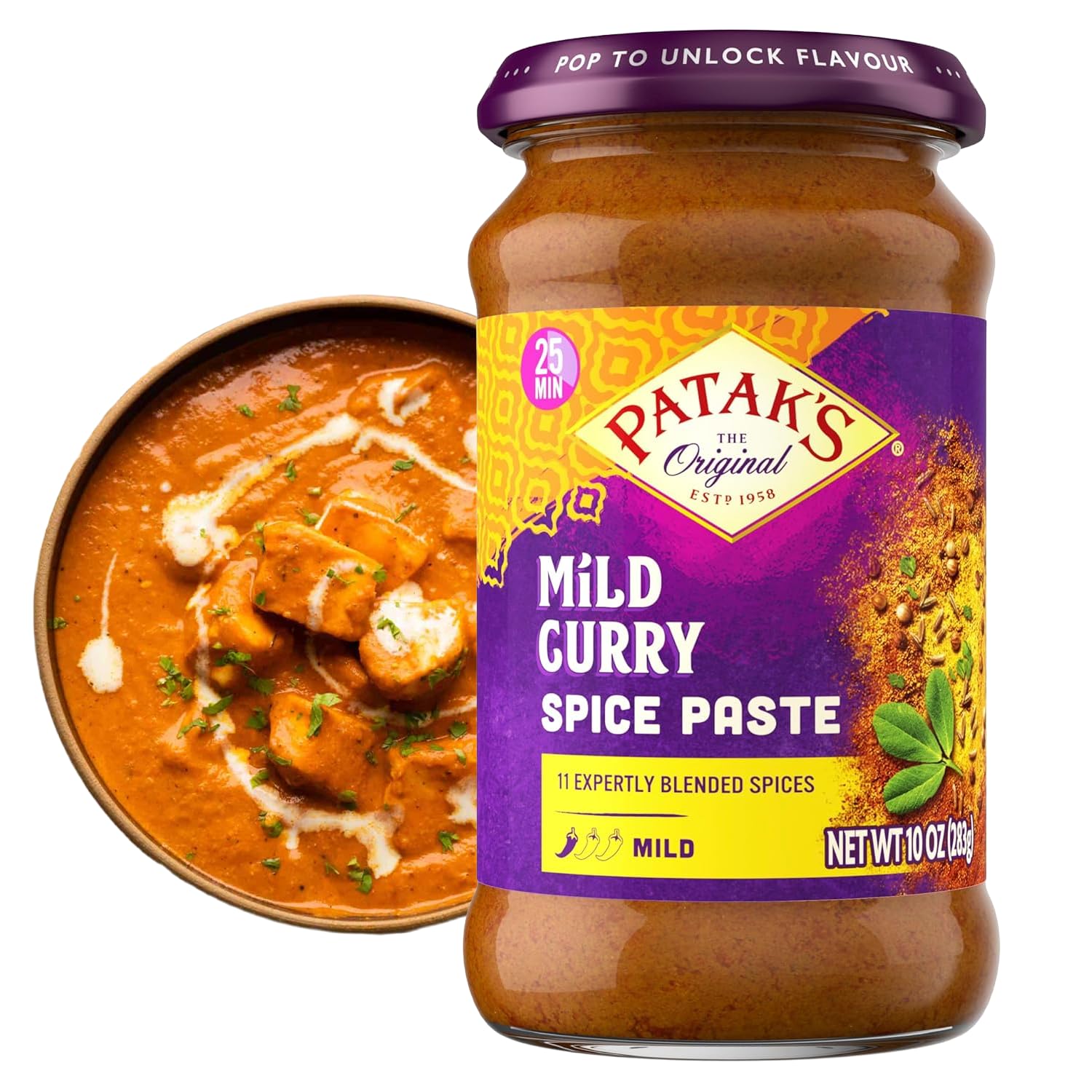 Mild Curry Spice Paste, 283 gm