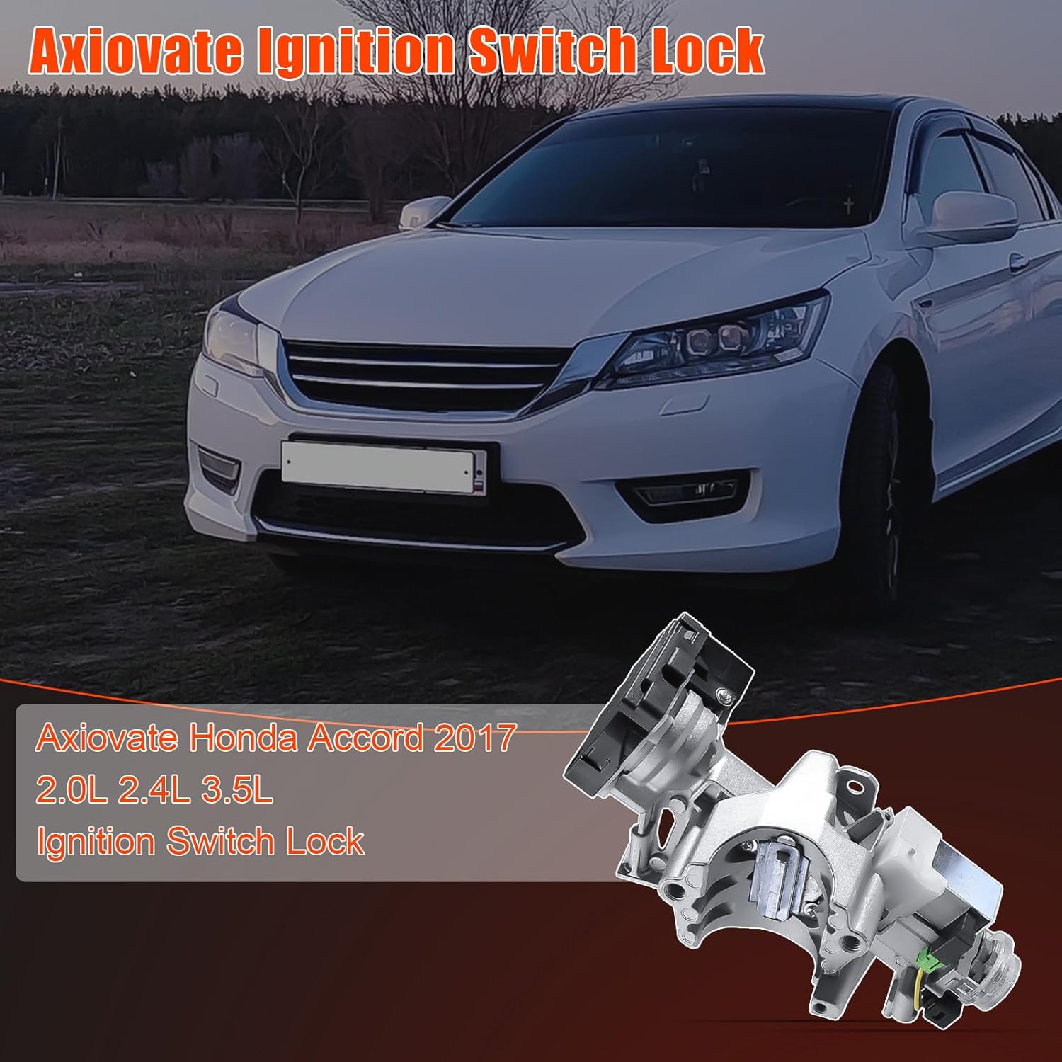 39730-T2A-A0 Ignition Switch Lock for Honda Accord 2013 2014 2015 2016 2017 Electrical Component Only (No Lock/Key Cylinder) - Replaces# 39730-T2A-A1 39730T2AA0