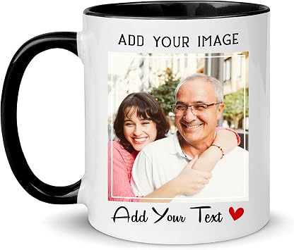SANTANNA Personalized Name Photo Customized Mug Awesome Memory Photo
