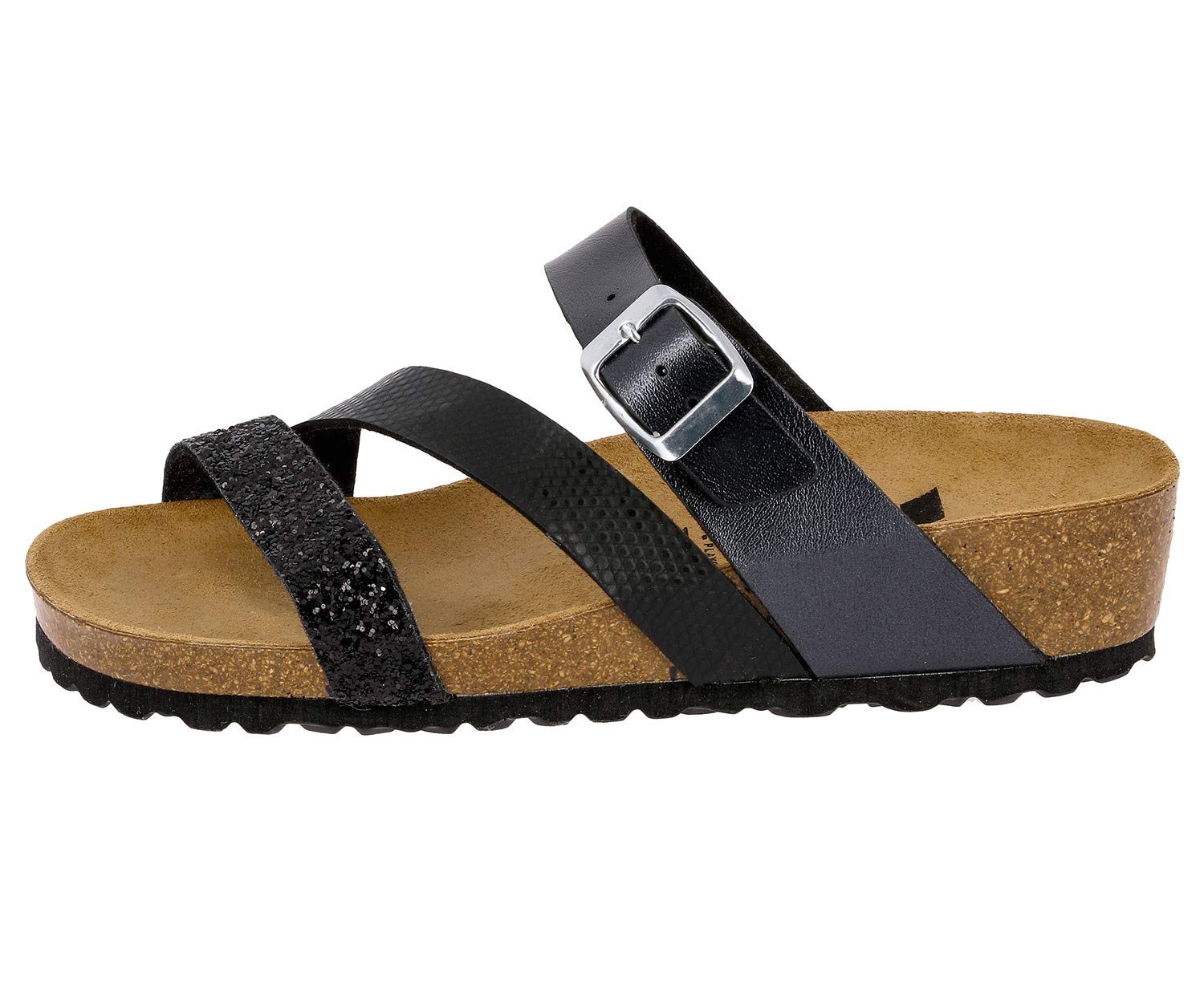 Lico Unisex Natural Glitter Hausschuhe
