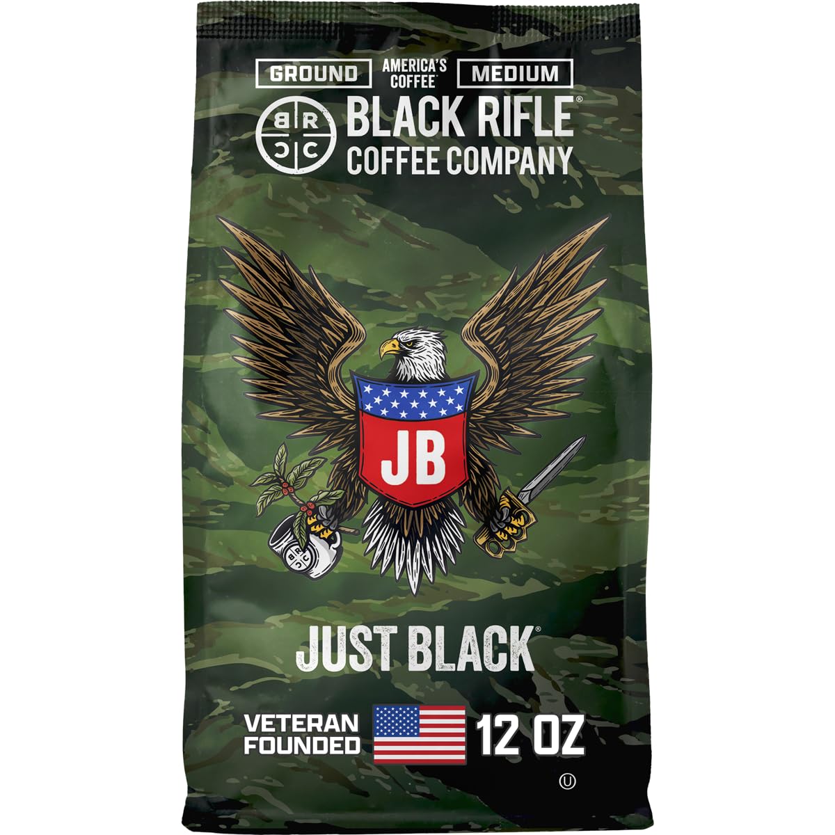 Amazon.com : Black Rifle Coffee Medium Roast Ground Coffee Just