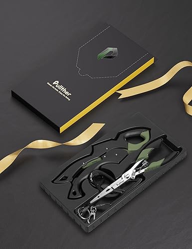 Miniatura 2 de Fish Gripper 9.2 pulgadas, cortador de línea multifunción, alicates de pesca, kit de herramientas de pesca de agua salada, equipo de pesca con