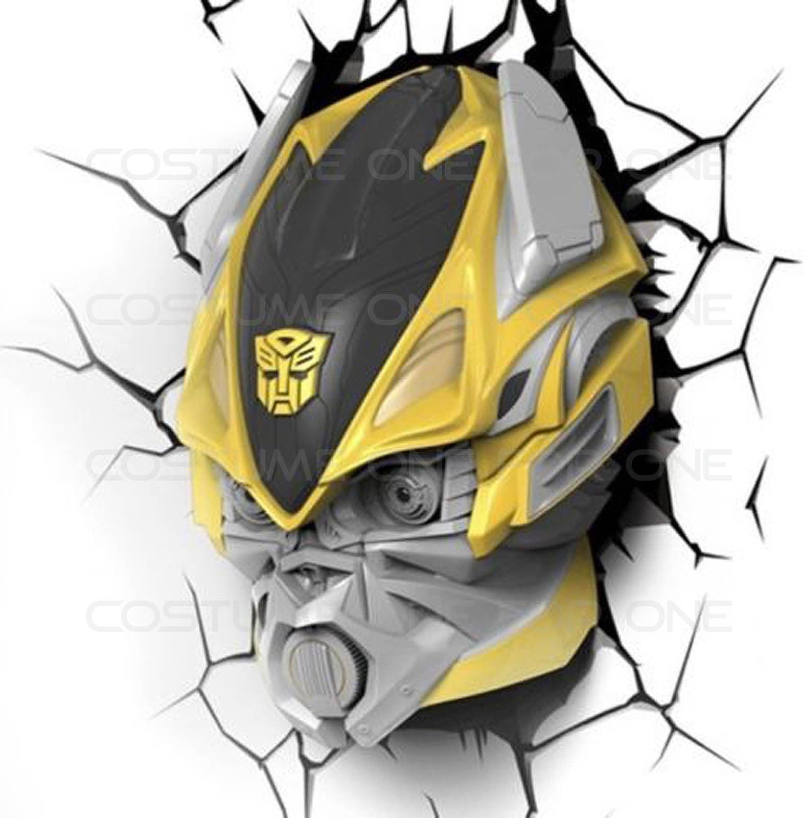 OZSHOP Transformers Bumblebee Autobot 3D FX Deco Wall Light Room LED Night Nightlight