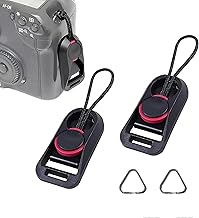 Anchor Links Strap Adapter, Quick Strap Adapter with Triangle Ring, Universal for Cameras and Binoculars (Set of 2), Camera Strap, Remove, Remove, One-Touch