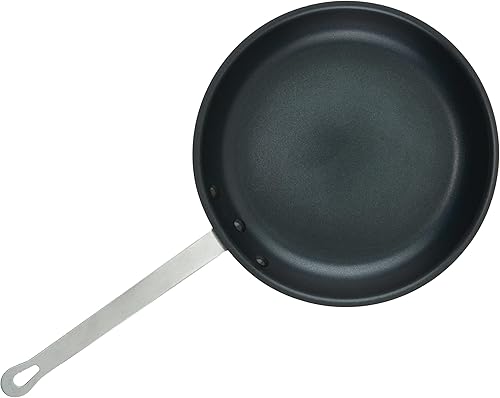 Miniatura 2 de Winco Sartén/sartén de aluminio de grado comercial, acabado antiadherente, 12 pulgadas