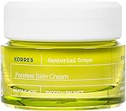 KORRES Santorini Grape Poreless Skin Care Cream, Gel Face Moisturizer with Hyaluronic acid and Salicylic Acid, Pore Minimizer, Hydration for Dry, Oily &amp; Sensitive Skin, 1.35 fl oz