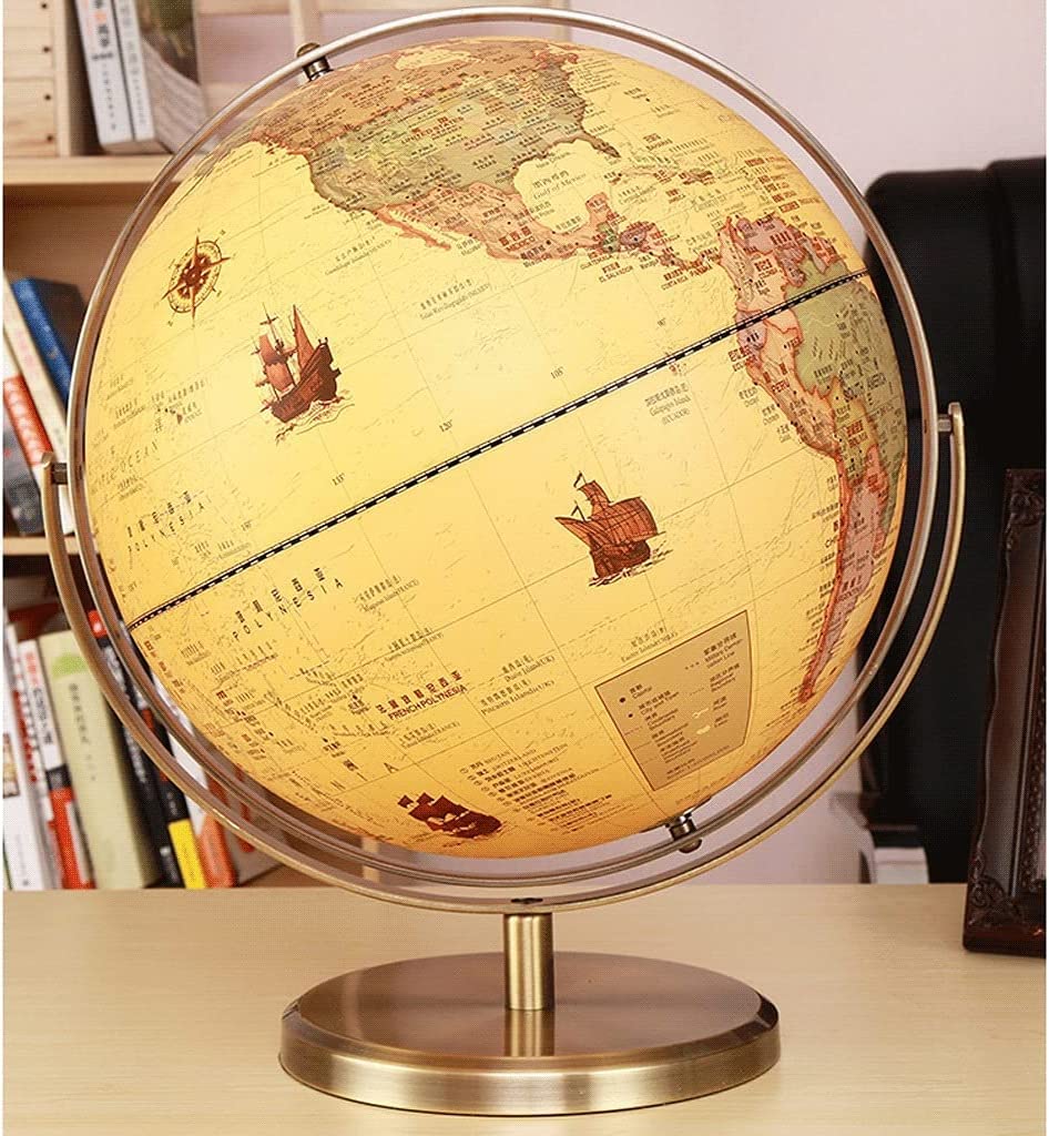 Globo terrestre, Con Supporto Globo Rotante A 720°(25cm)