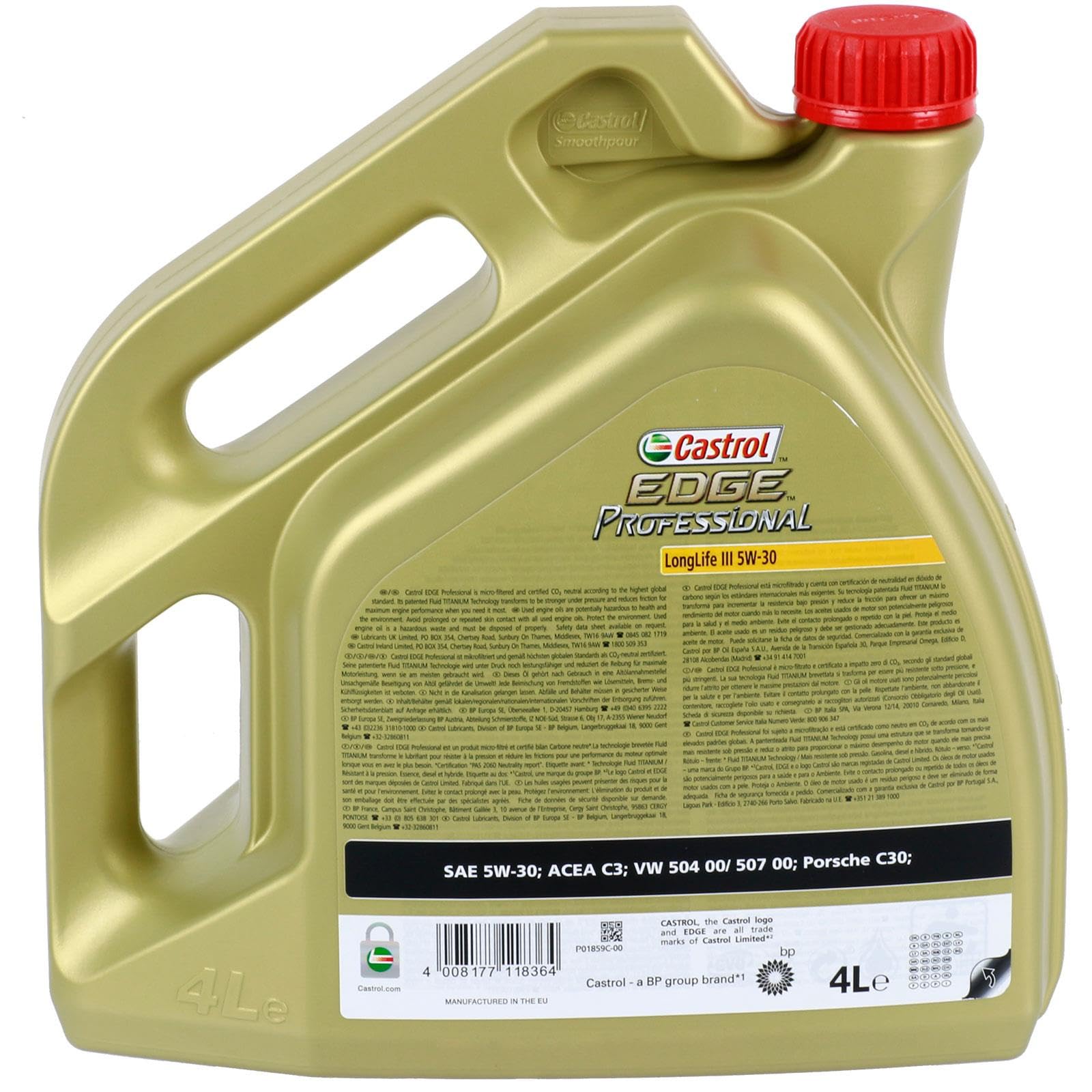 3x Öl (8 L) | passend für 504/50700 LL04 229.31/51 C30, Öl