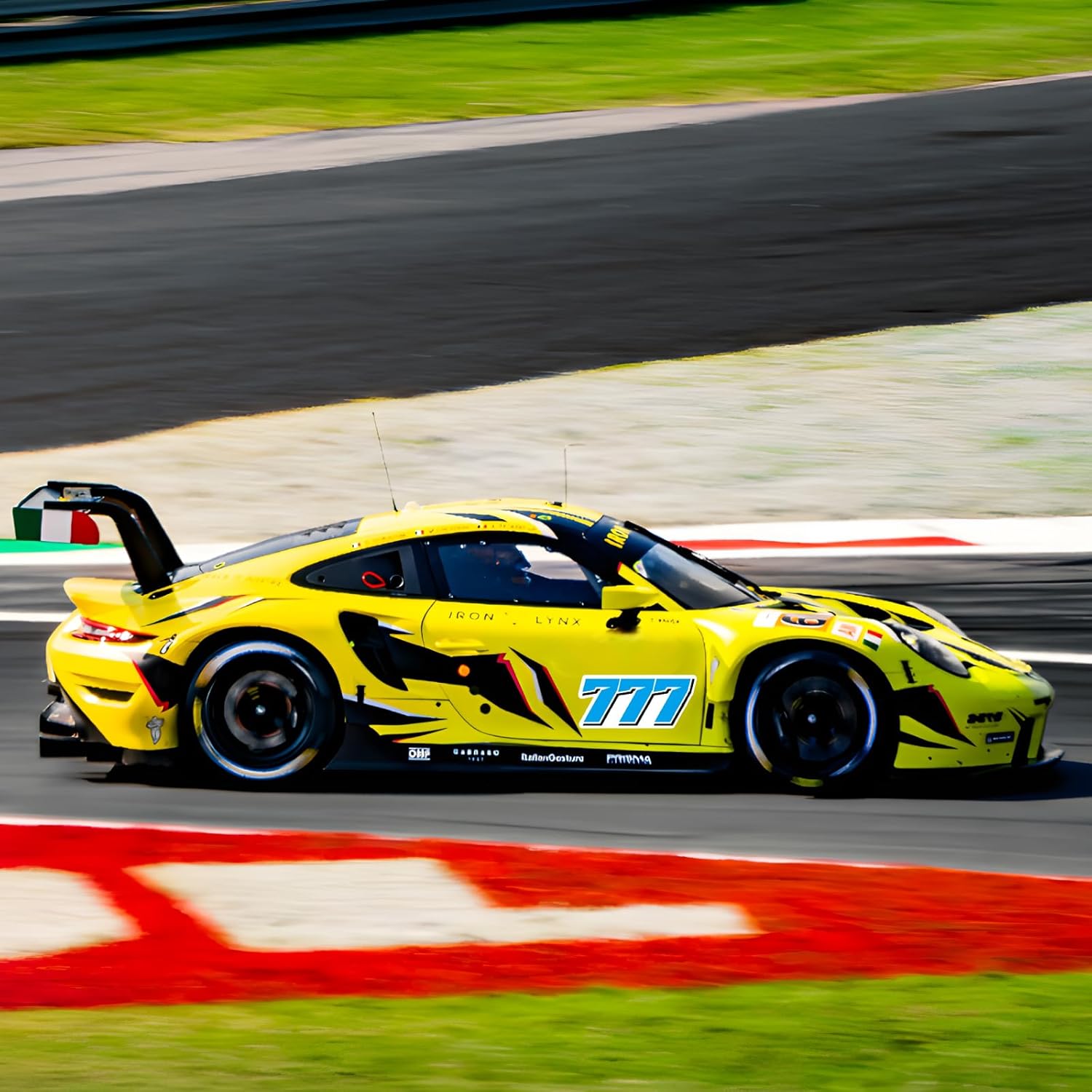 MC MOTOPARTS Cutom Motorsport Race Numbers Magnet Decals 2 pcs for Vehicle Autocross Auto Racing Sports Car | 4 Tiers Design