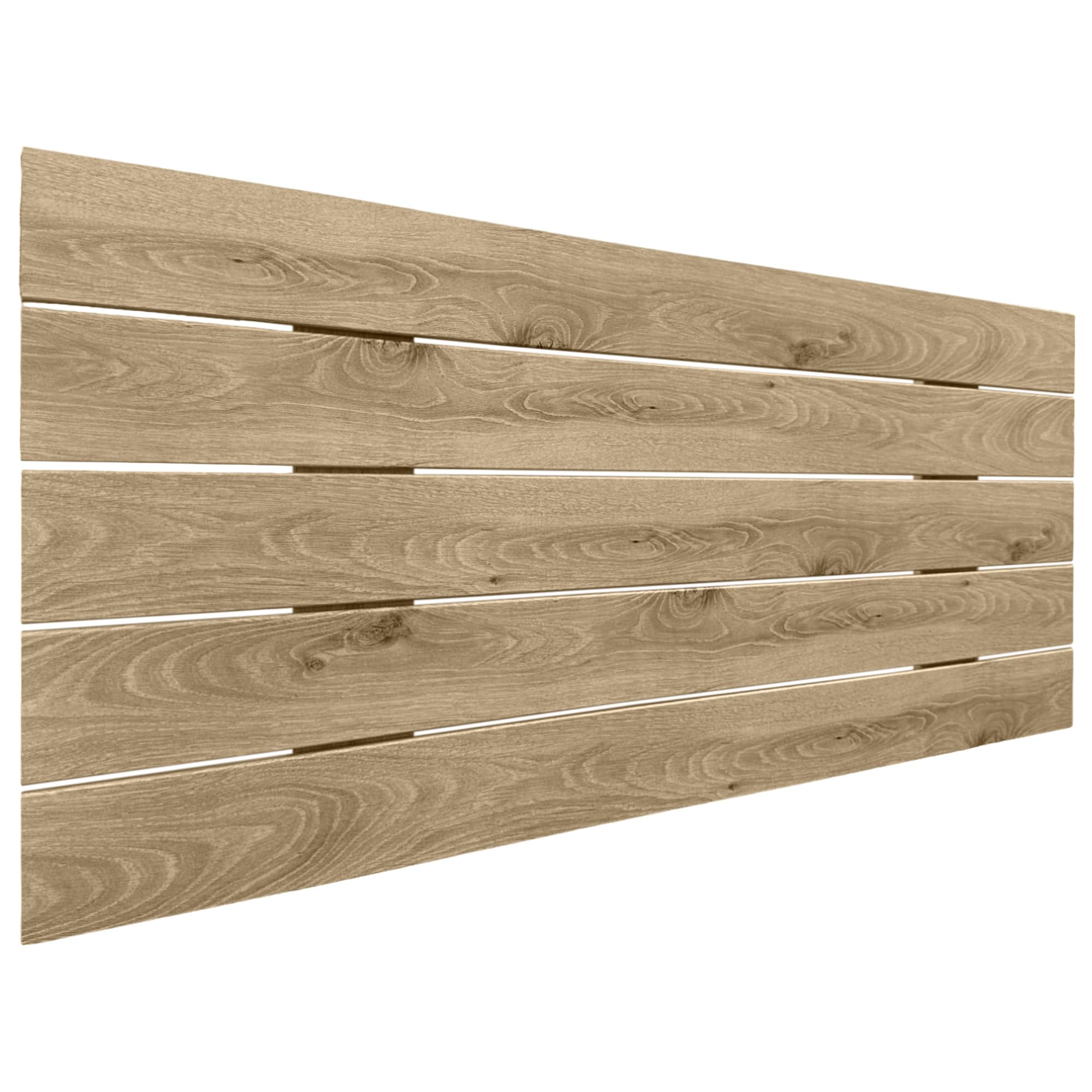 DHOME Cabecero de Madera reciclada DM Estilo Palet Horizontal Cama Palets Herrajes incluidos (90x46 Palet 5, Cambrian Madera)