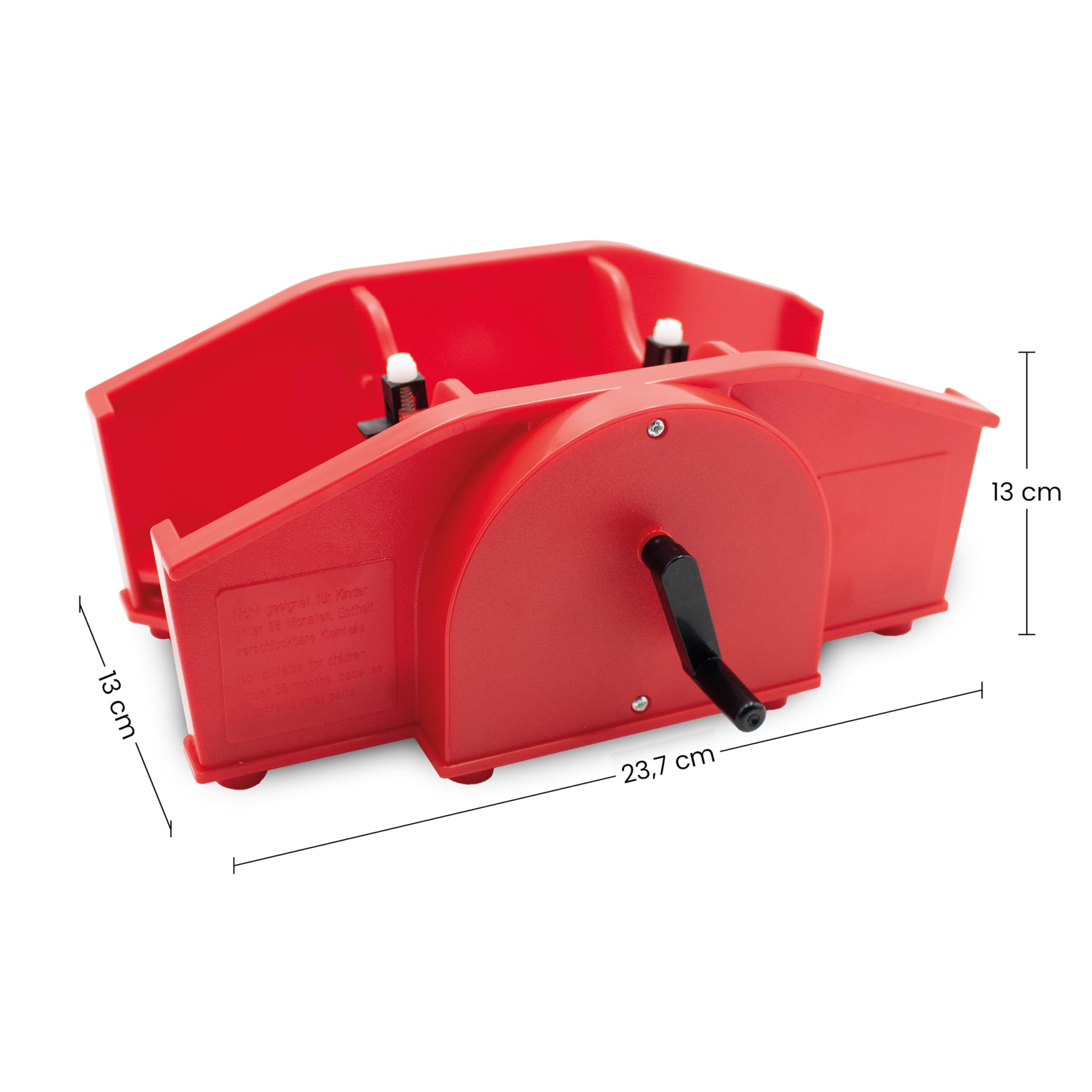 Kyto Manual Card Shuffler with Hand Crank, Playing Card Mixer for Poker UNO, Skat, Rummy, Skip-BO & Blackjack - Image 3