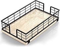 Vista 37 de Servilletero para mesa, dispensador de servilletas de pie de hierro de madera para mesa de comedor, granja, cóctel, picnic, soportes de madera