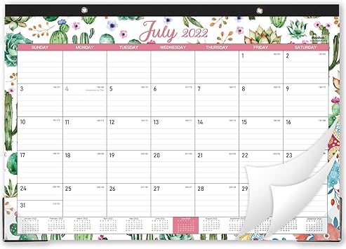 December 2023 Desktop Calendar Amazon.com : 2022-2023 Desk Calendar - July 2022 - December 2023,18 Months  Monthly Desk Calendar 2022-2023, 17" X 12", Desk Pad, Large Ruled Blocks,  To-Do List & Notes, Best Desk Calendar For Organizing : Office Products