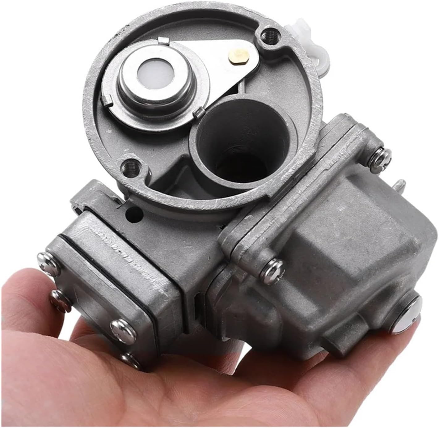 Outboard Carburetor Assembly,Compatible With Yamaha 4HP 5HP Outboard 2-Stroke Boat Engine Carburetor 6E01430100