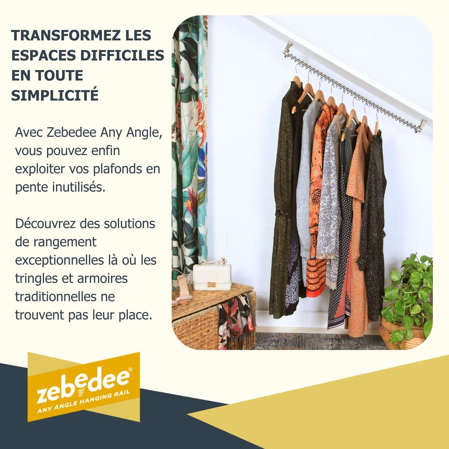 Support D'angle Pour Barre De Penderie - Support Pour Tube - Junker