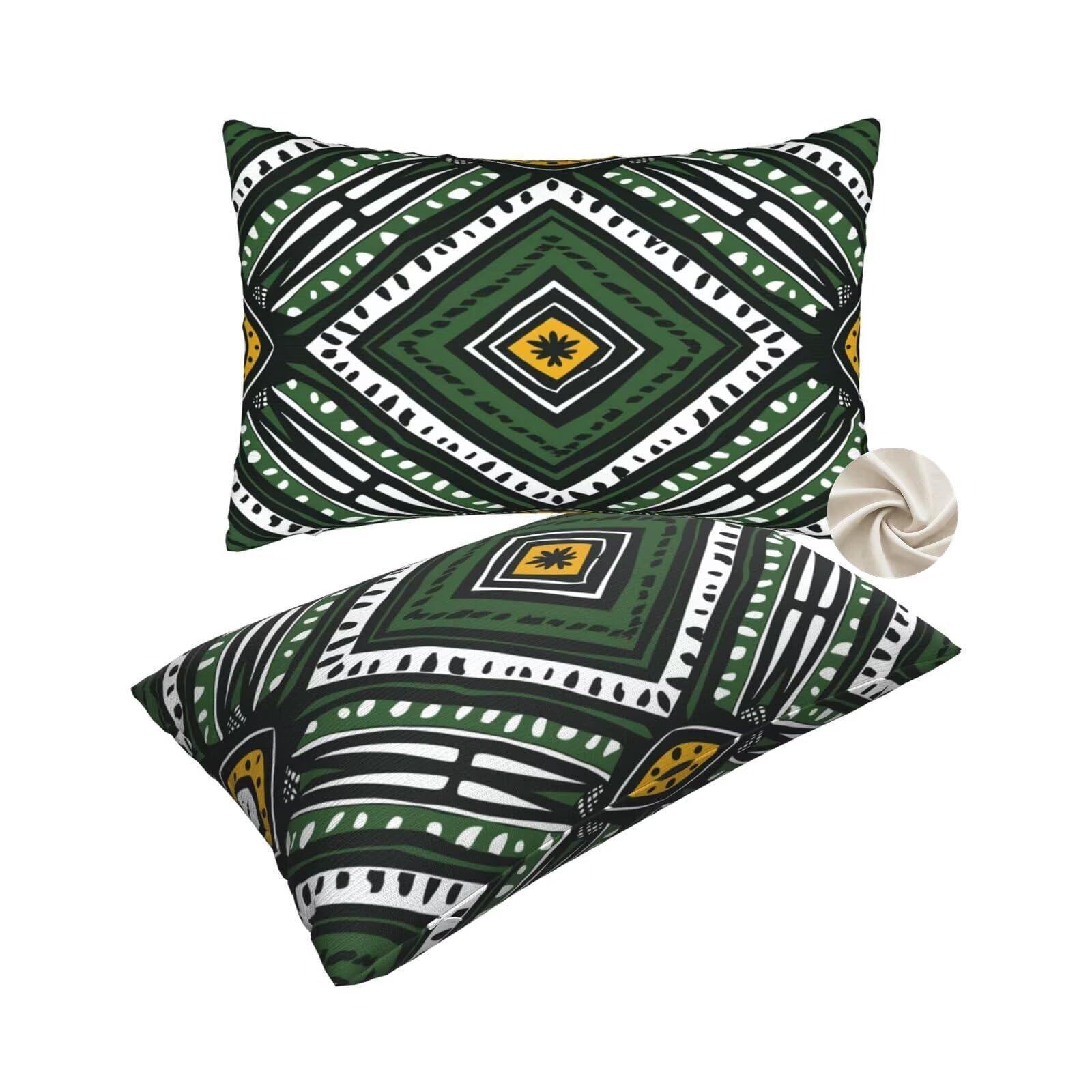 Housses de Coussin 50x70 cm Vert Olive pour Sublimer votre Canapé de Salon