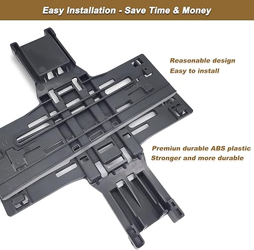 Miniatura 7 de W10546503 - Ajustador de estante superior para lavavajillas Kitchenaid Whirlpool repuesto W10418314, W10306646, WPW10546503 (paquete de 2)