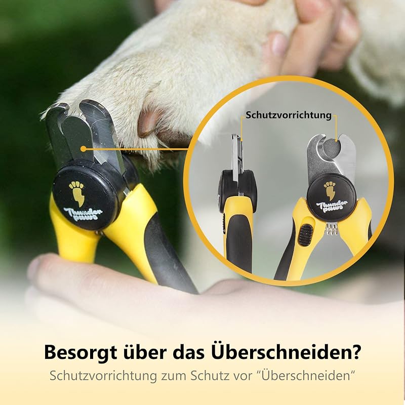 Thunderpaws Profi Köröm Vágó Kutyáknak Védővel és Biztonsági Zárral