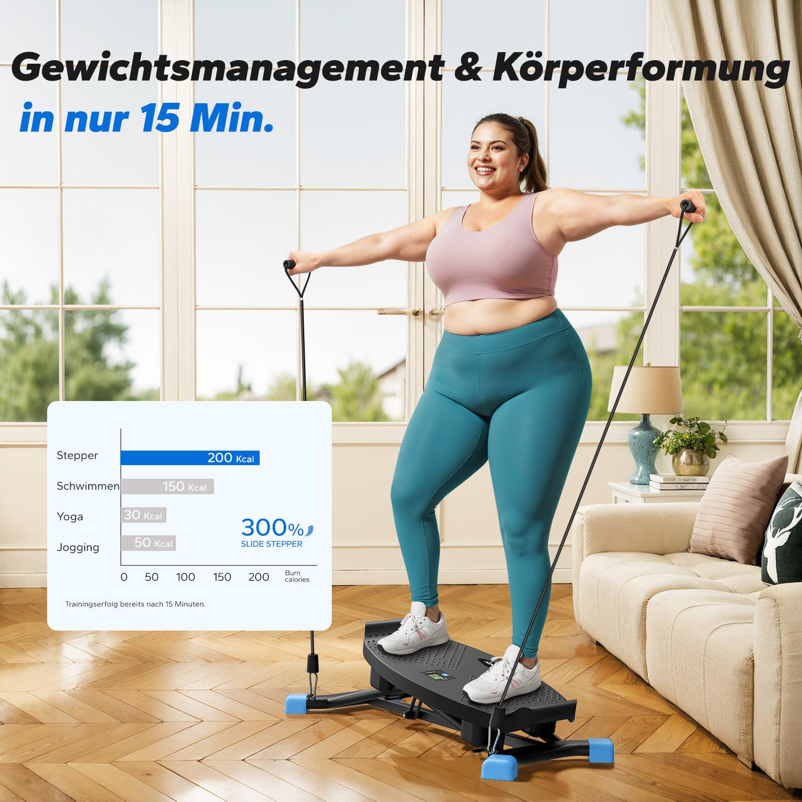 MERACH Twist Board mit Display, Seitlich Balance Board mit 2 Widerstandsbändern, bis 136KG, für seitliche Bewegung, Rehabilitation & Koordination, Home Gym, Anfänger