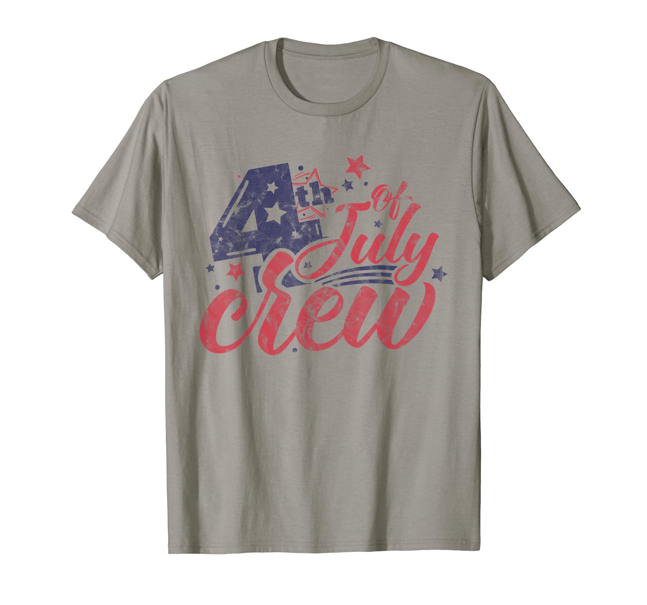 4th Of Junly Crew Veteran American HolidaysT-Shirt