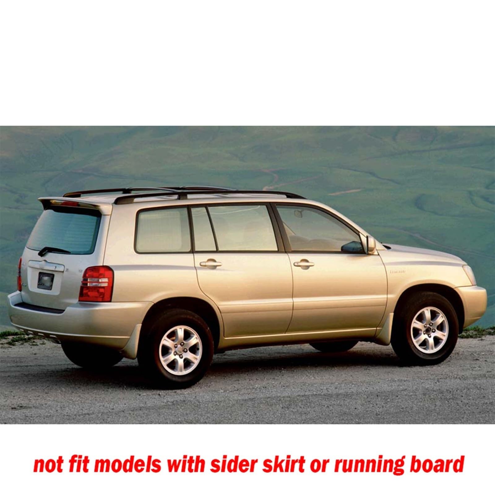 4 pz/set Auto Mud Flap Anteriore Posteriore Paraspruzzi Splash Guard Parafanghi, for Toyota, Highlander Kluger 2002 2003 2004 2005 2006 XU20