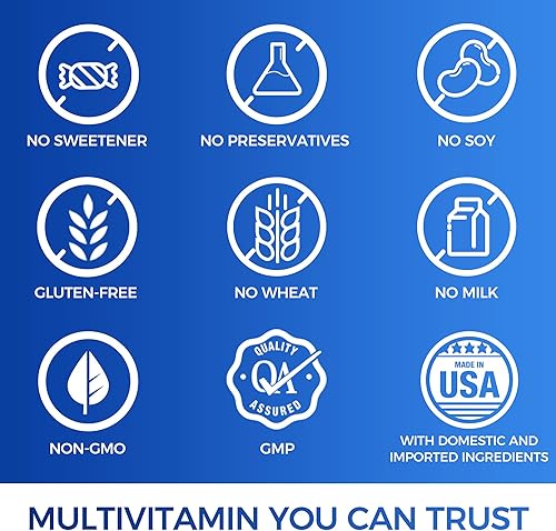 Miniatura 7 de Vitamin World Multivitamínico Ultra 360 para hombres, multivitamínico para hombre con hierbas y antioxidantes para energía y rendimiento, suplemento