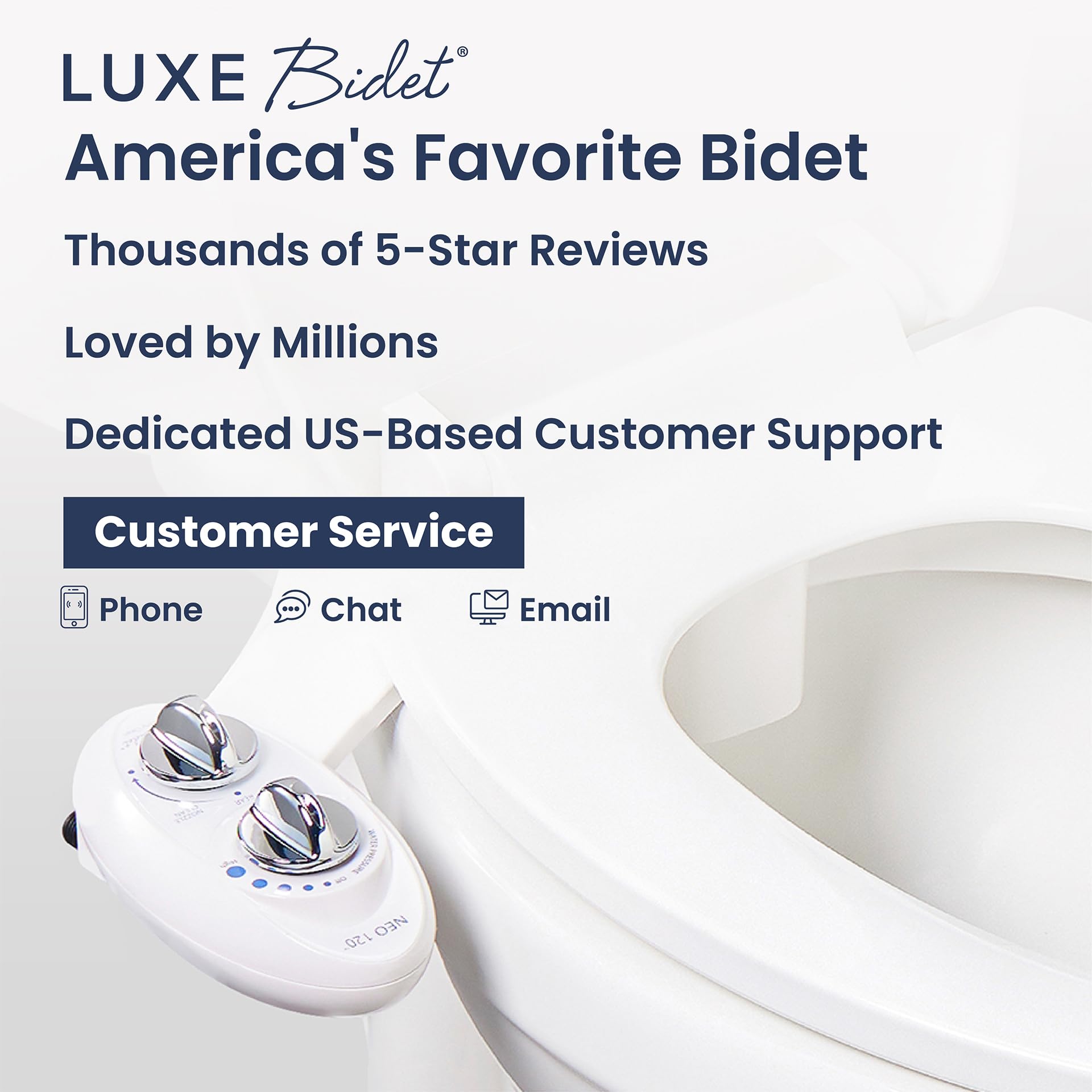 Luxe Bidet Neo 120 biały bidet Neo120sww bidet, 43 x 25 x 7,6 cm