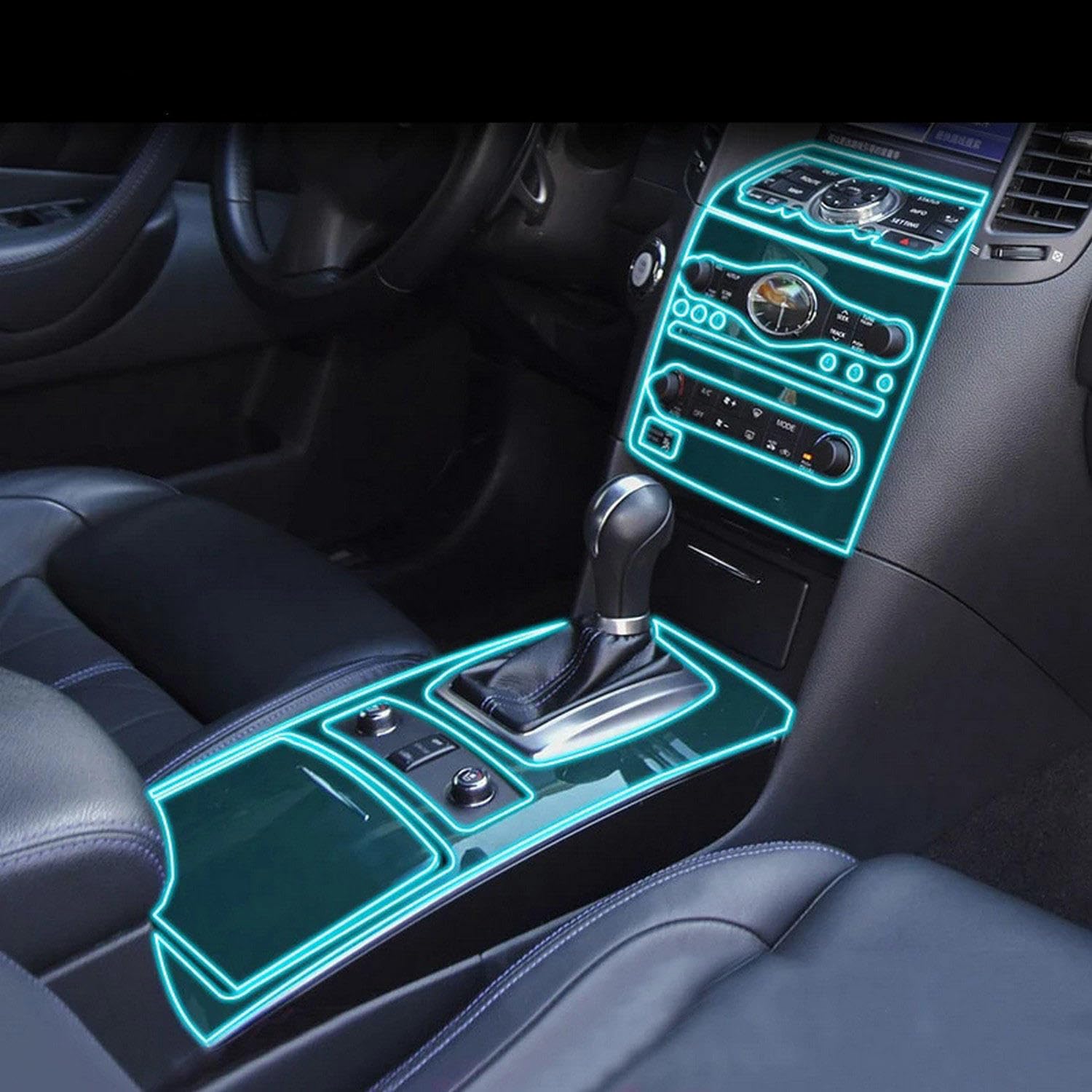 Film de protection TPU écran LCD INFINITI QX70 QX80 vitres console