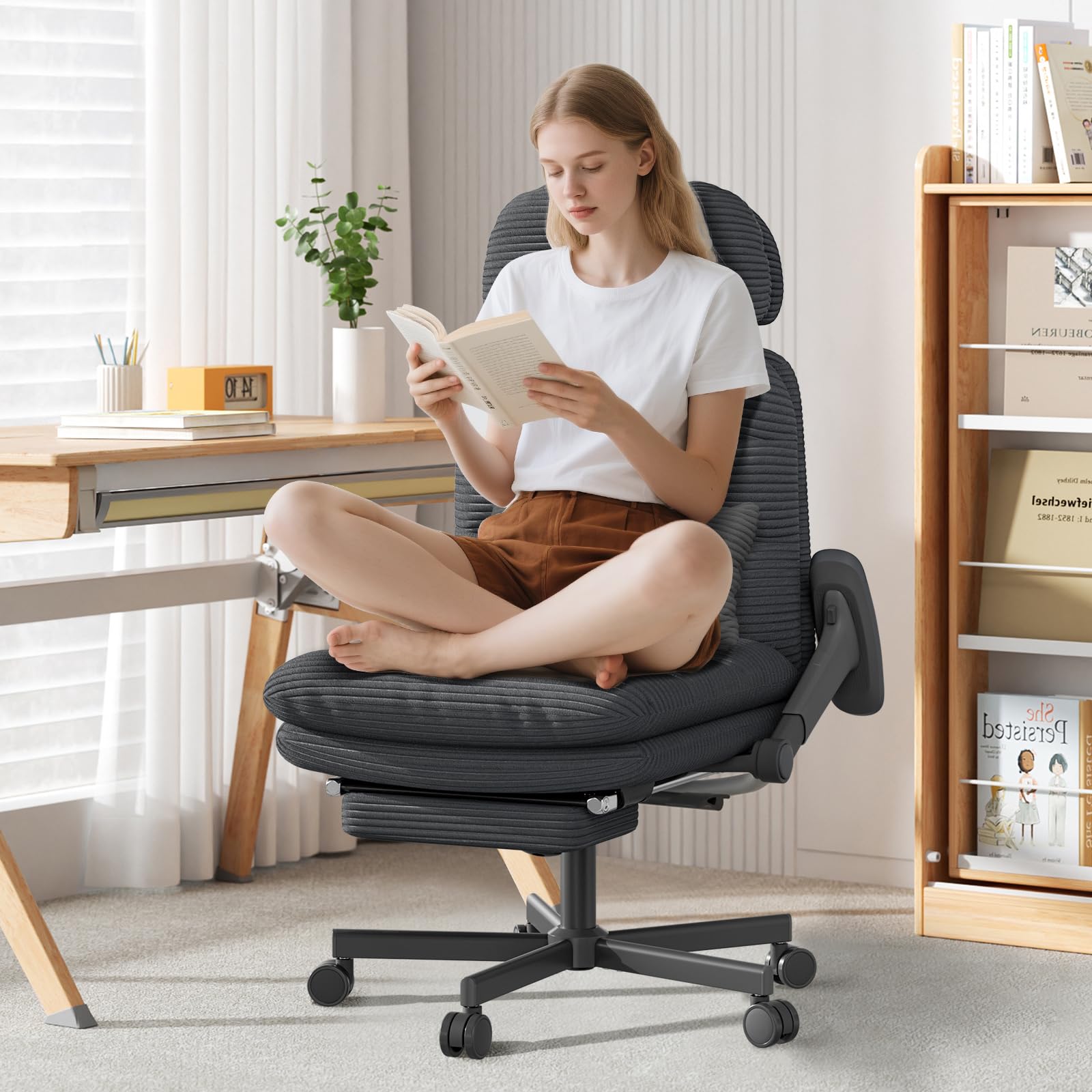 Amazon.com: GXJ Criss Cross Chair with Flip-up Arms, Executive