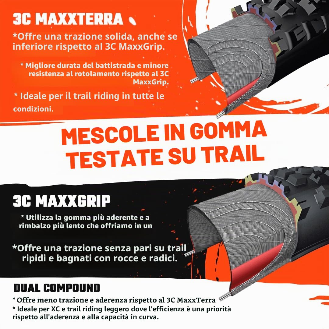 Maxxis Assegai 2.50 WT Folding Dual Compound EXO/TR Tyre - Black