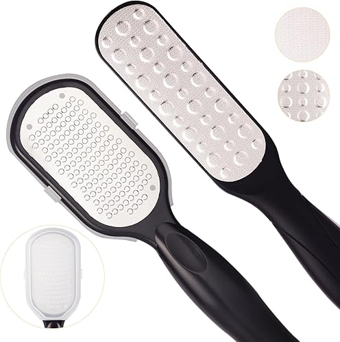 Auston Removedor de callos de acero inoxidable para pies, herramienta profesional para eliminar callos de pies para pies húmedos y secos, raspador