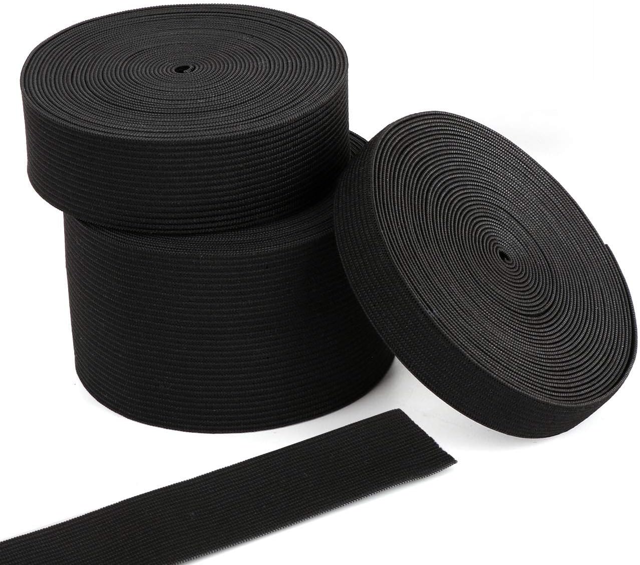 TakFree Gummiband 4cm Breit - 10 Meter Weiß Für Hosenbund