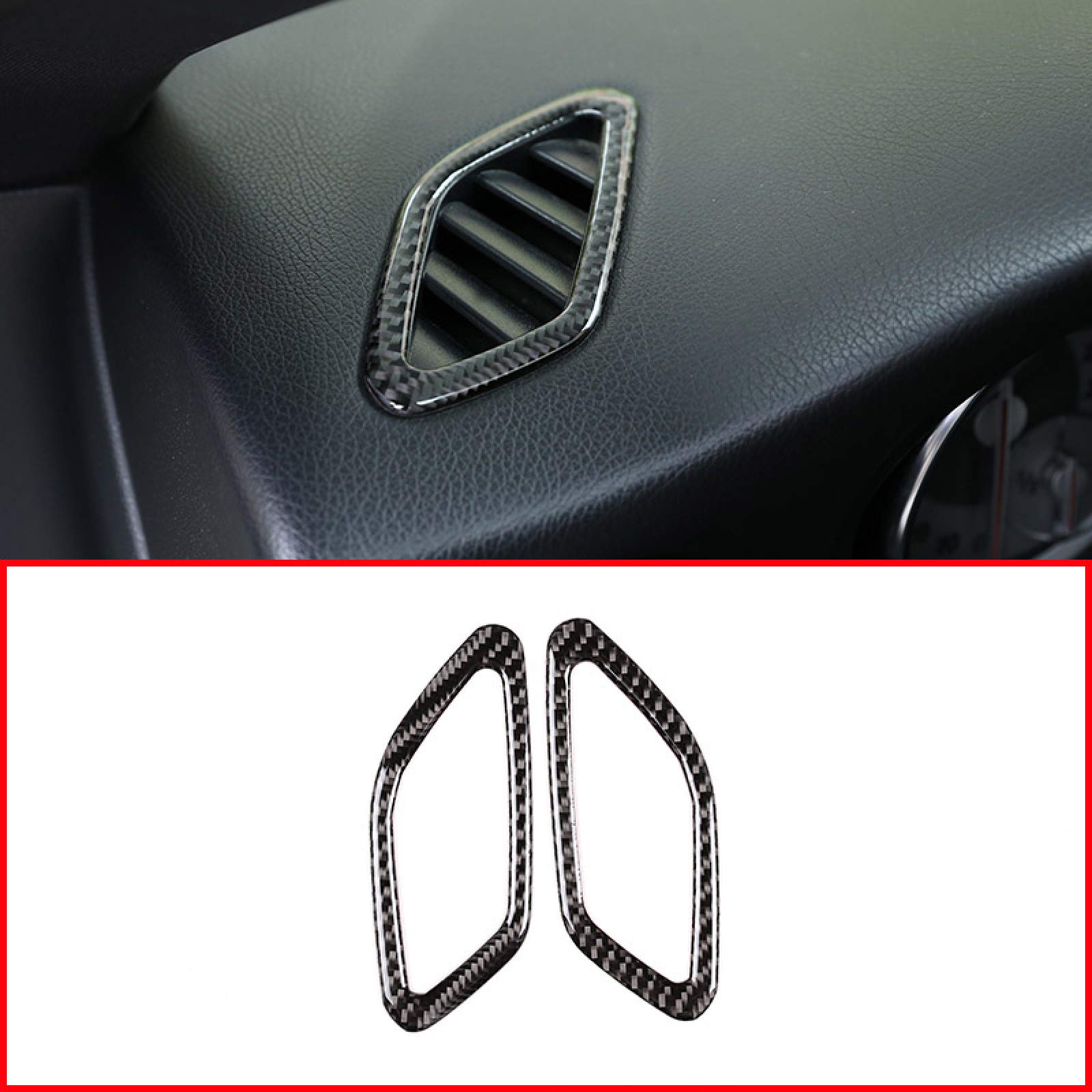 Adesivo Aria Fibra Di Carbonio Per Mercedes Classe A, CLA, GLA - Sticker Cruscotto - Foto 2