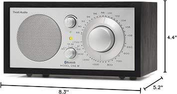 Tivoli Audio Model One Bluetooth AM/FM Radio (Black Ash/Silver)