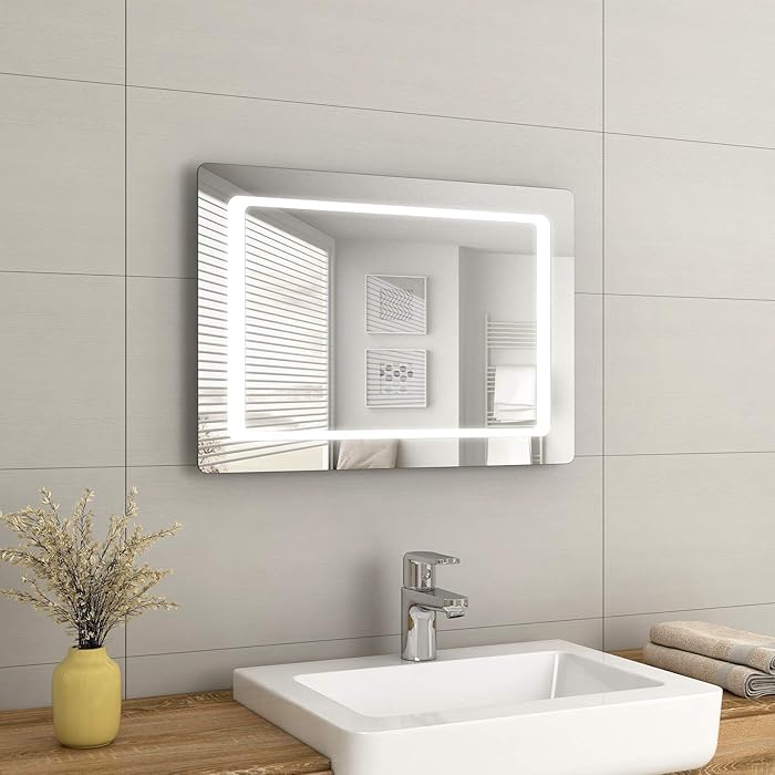 Buy EMKE 700 x 500mm Illuminated LED Bathroom Mirror LED Mirrors Light