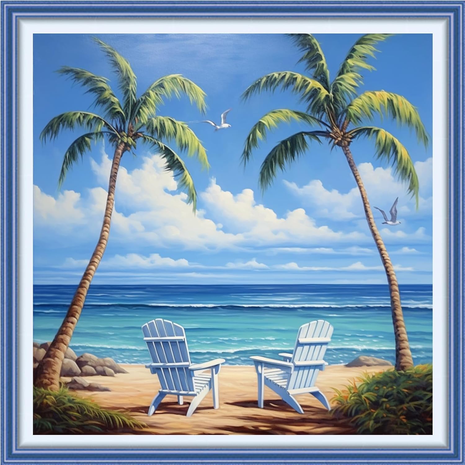 Joyhoor Cross Stitch Kit for Beginners 18x18 in