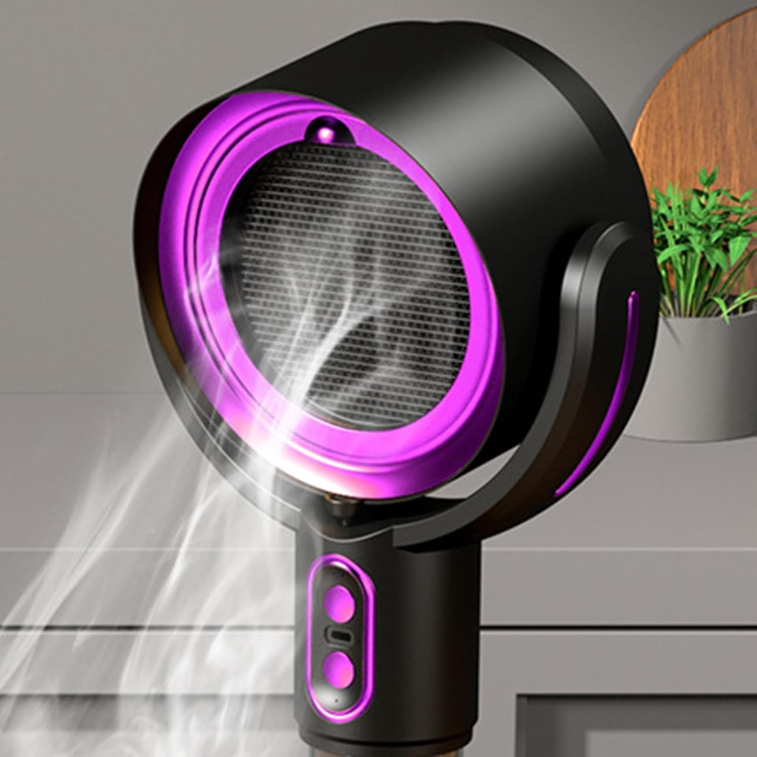 ATORSE® Gold Countertop Kitchen Exhaust Fan, Portable, Adjustable Angles, Detachable, Medium Size, USB Powered, 8W, 5V, For Apartments, Dorm Rooms, Indoor Barbecue Parties ATORSE® Gold Countertop Kitchen Exhaust Fan, Portable, Adjustable Angles, Detachable, Medium Size, USB Powered, 8W, 5V, For Apartments, Dorm Rooms, Indoor Barbecue Parties