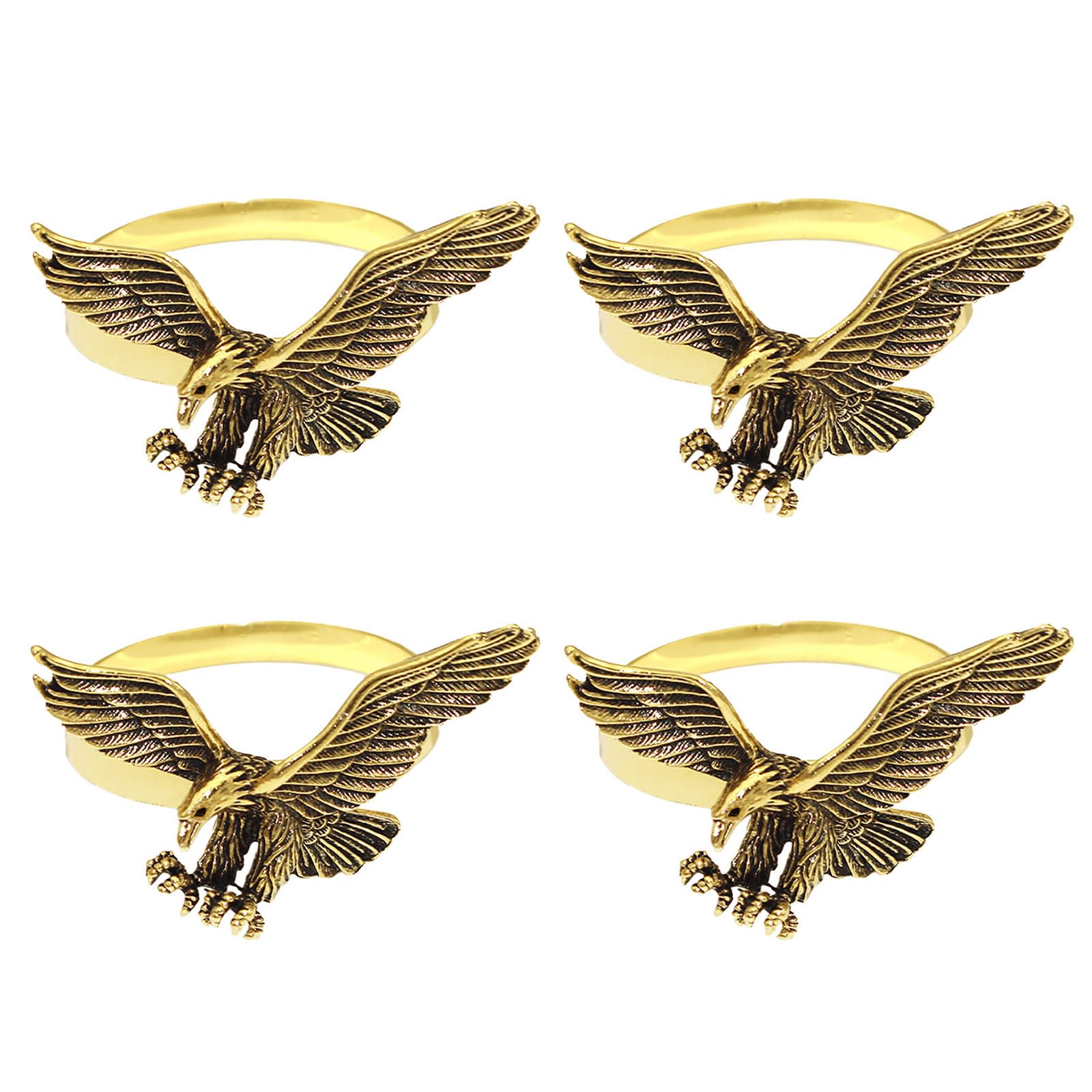 Unique Antique Hawks Napkin Clip Alloy Perfect Holiday Gathering Elegant Napkin Clip