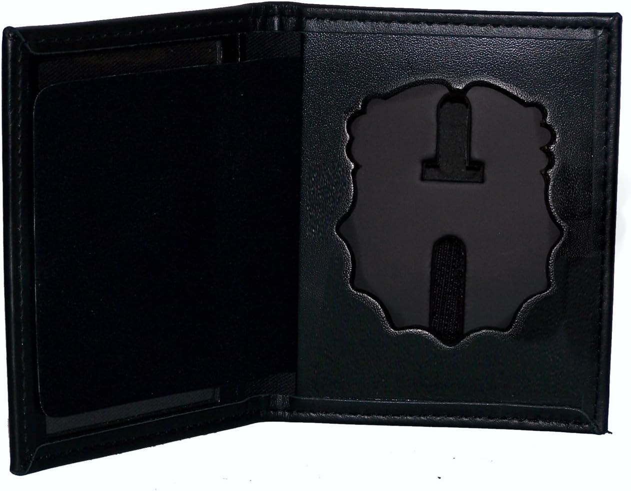 Perfect Fit Dress Leather Badge and ID Case for NY City Police Chief (Cutout PF328)
