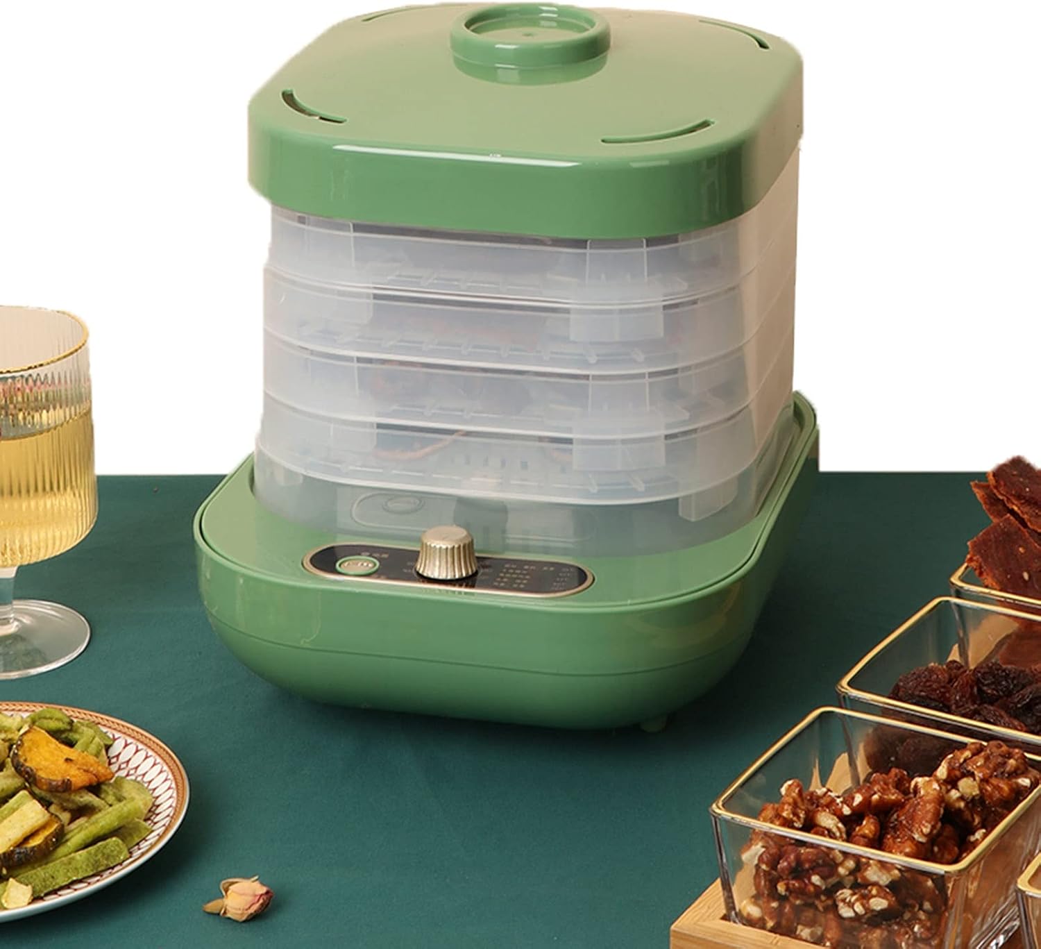 Dehydrators for Food 5 Tray Meat Dehydrator for Jerky/Beef/Fruit