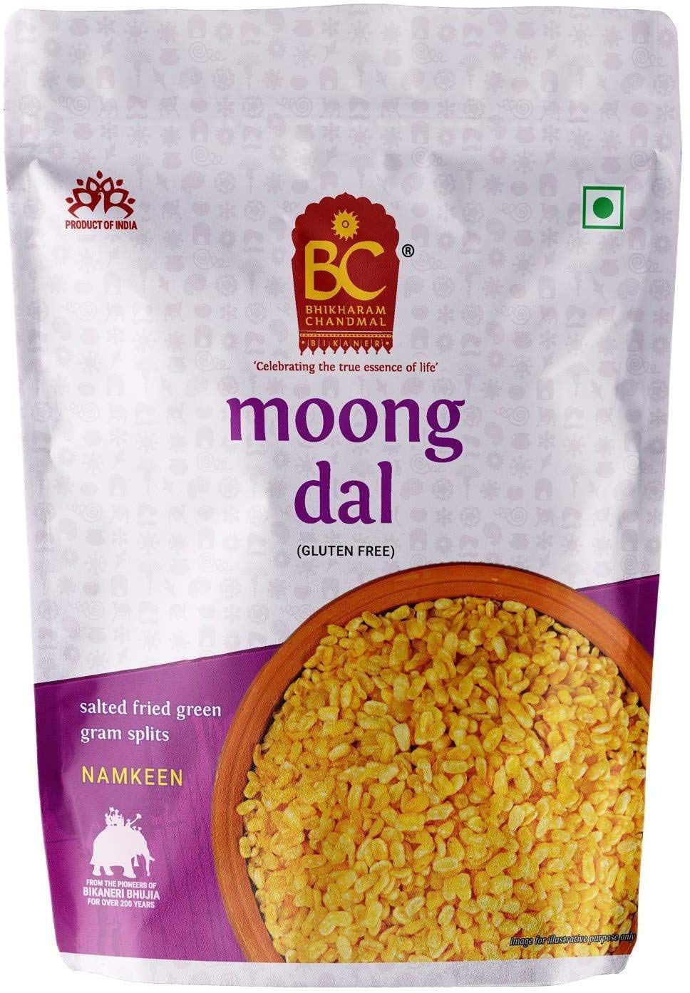 Bhikharam Chandmal Moong Dal 425gm (Pack of 1)