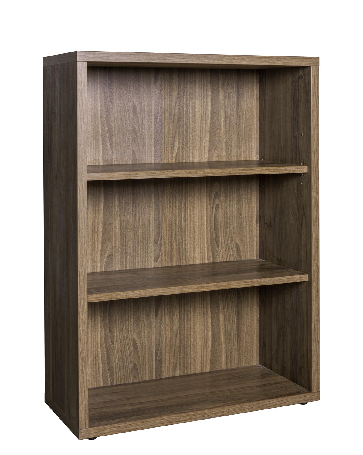 Composad | Ufficio Completo della Linea DAVINCI BRERA, Set di 8 Mobili, Libreria, Vetrina, Cassettiera, Scrivania Angolare, Mobili Ufficio, Colore Noce Brera, Made in Italy