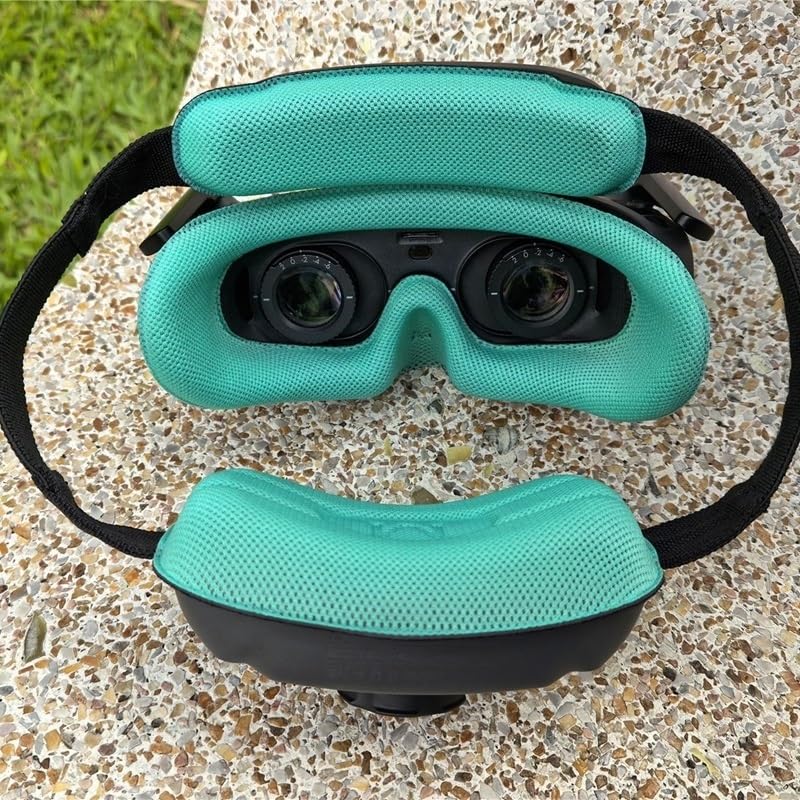Compatibile con DJI Goggles 3 Copertura cuscino facciale | Spugna morbida, antipolvere, confortevole, sostituibile(E)
