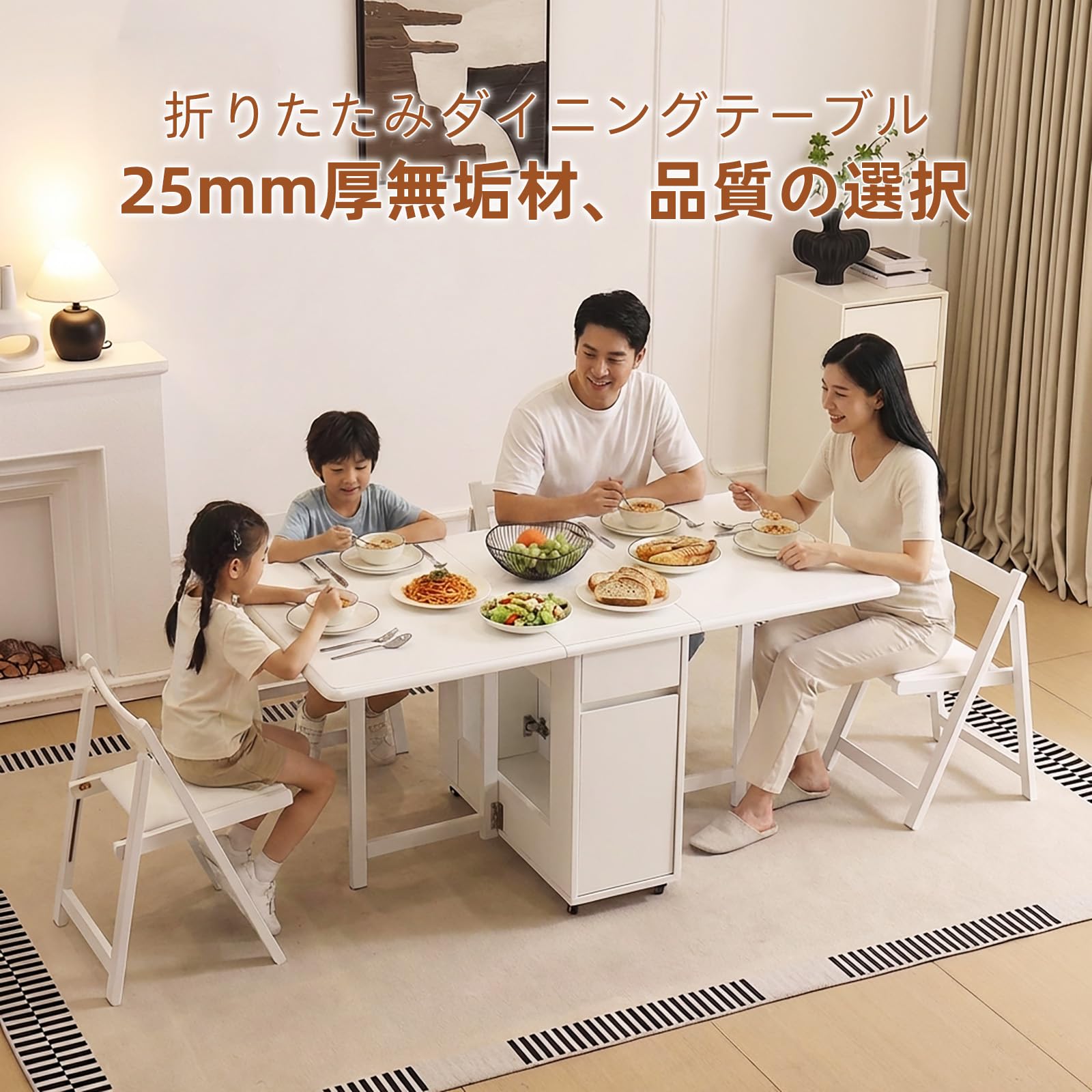 Amazon.co.jp: 折りたたみダイニングテーブルセット 100%無垢材製 完成 Amazon.co.jp: 折りたたみダイニングテーブルセット 100%無垢材製 完成