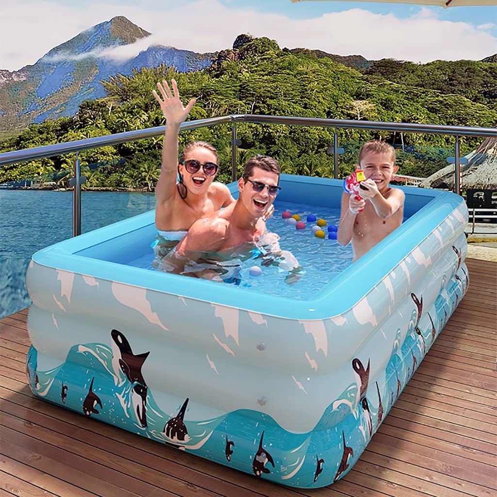 Baby Bathtub Inflatable Swiing Pool, Thickened Full-Sized Faily