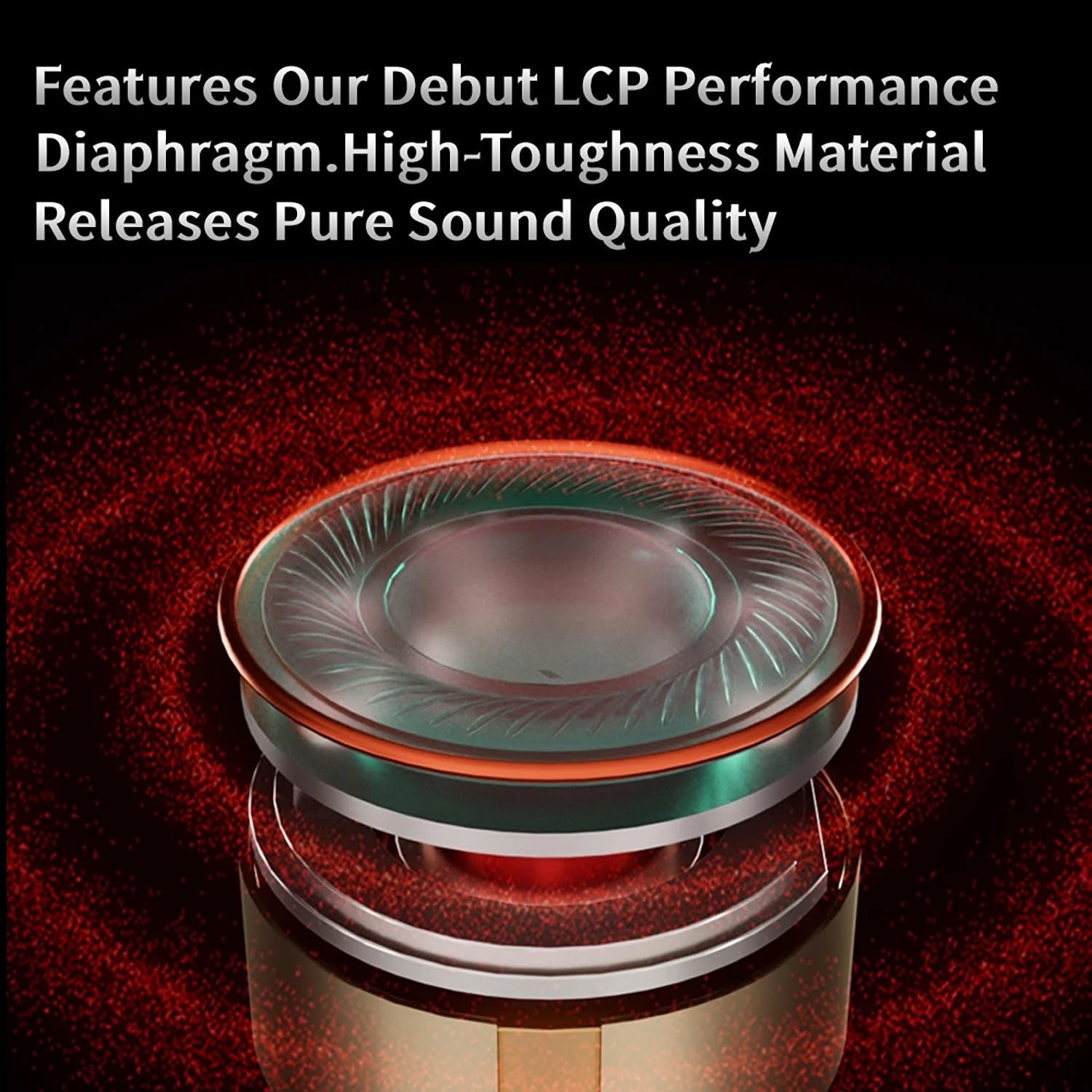 CCA Phoenix Słuchawki HiFi, LCP Dynamic Driver, przewodowe, IEM, izolacja szumów, Hi-Res, odłączany kabel 2-pinowy, słuchawki stereo do muzyki i gier (czarny mikrofon 3,5 mm)