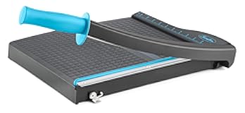 Swingline Guillotine Paper Cutter Heavy Duty, 12 Inch Paper Cutting Board with Guard Rail, Blade Lock, Cuts Up to 10 Sheets, Professional Manual Paper Cutter Trimmer for Scrapbooking, Crafts & Photo.