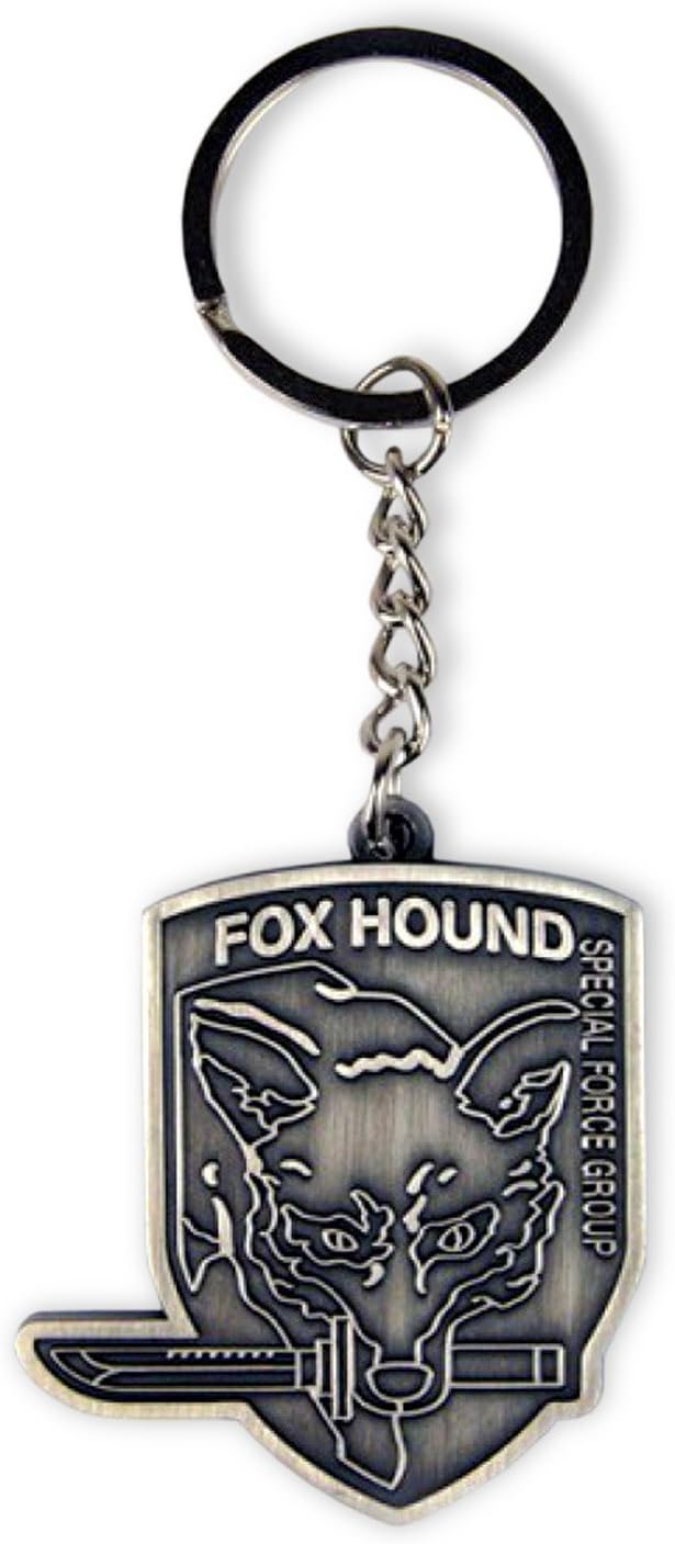 Metal Gear Solid Rising Foxhound Metal Keychain
